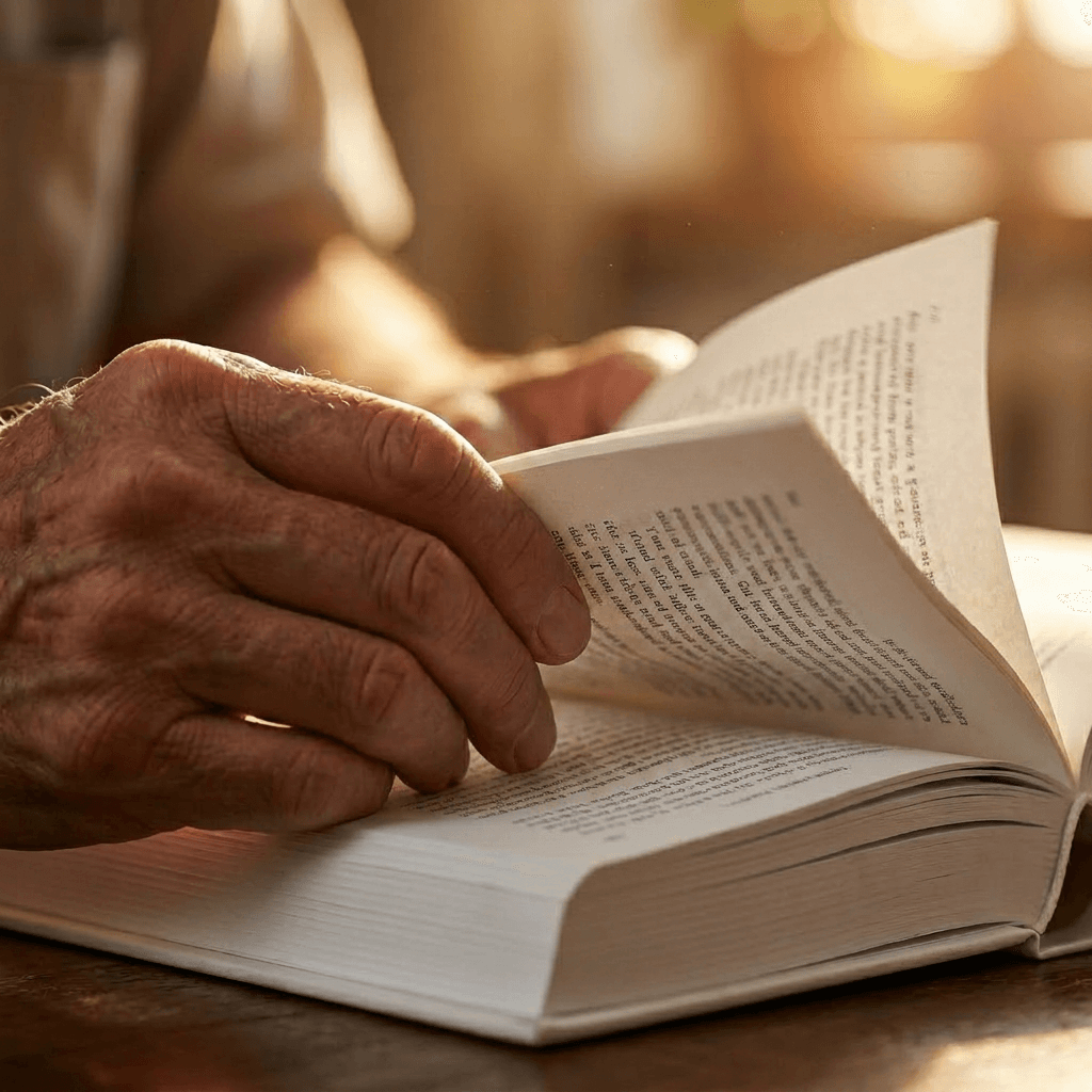 Immagine generica di mani che sfogliano un libro